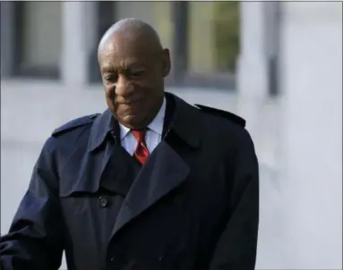  ?? MATT SLOCUM — THE ASSOCIATED PRESS ?? Bill Cosby arrives for his sexual assault trial, Thursday at the Montgomery County Courthouse in Norristown.