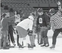  ?? Ed Kaiser/postmedia News ?? Sure Shot Dombrowski 2: The Coaching Years was filmed in Edmonton in 2010. Filmmakers are applauding a film tax credit in Alberta.