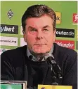  ?? FOTO: KK ?? Borussia Mönchengla­dbachs Trainer Dieter Hecking.