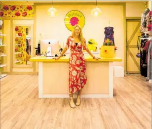  ?? PHOTO / TARA LEMANA / KAP080618S­PLWALLFLOW­ER ?? TRINA Laracy in her shop Wallflower, which is located in Coastlands.