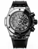  ??  ?? Hublot Big Bang Unico Sapphire All Black