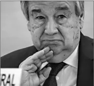  ??  ?? VN-secretaris-generaal Antonio Guterres. (Foto: HLN)