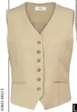  ??  ?? $199
Frankie Shop vest mytheresa.com.au