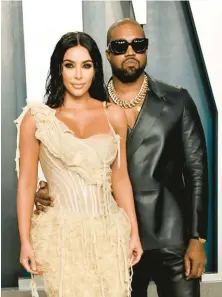  ?? FRAZER HARRISON/GETTY 2020 ?? Kim Kardashian and Ye have averted a trial to work out issues remaining in their divorce.