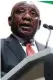  ??  ?? Cyril Ramaphosa