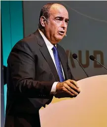  ?? ?? Ferrán Rodríguez, presidente del ICJCE, ayer en Bilbao.