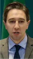  ??  ?? Simon Harris: ‘It’s not politician­s who decide this’