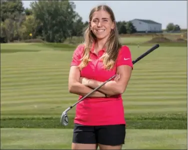 ?? Associated Press ?? Tragedy strikes: Celia Barquin Arozamena poses for a photo. The former ISU golfer was found dead Monday at a golf course in Ames. Collin Daniel Richards, was arrested and charged with first-degree murder in her death.