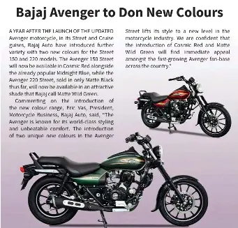 Avenger 2024 bike colours