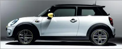  ??  ?? The 2020 MINI Cooper SE Hardtop 2 Door Electric Car. Courtesy of MINI Internet Media