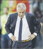  ?? Foto: efe ?? Fernando Santos, tras caer en Suiza