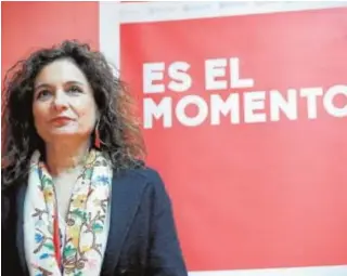  ?? EFE ?? La ministra de Hacienda, María Jesús Montero