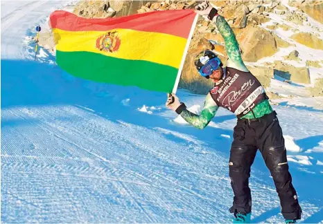  ?? SIMON BREITFUSS ?? El austriaco-boliviano Simon Breitfuss, en un entrenamie­nto.