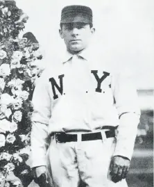  ?? San Francisco Giants archives ?? Player/manager John “Muggsy” McGraw’s 1916 Giants won 26 in a row, but a tie came 12 wins into the streak.