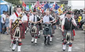  ??  ?? Barbados is no stranger to British tradition, but bagpipes? Seriously?