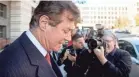  ?? AP ?? Paul Manafort’s defense team argues that he fulfilled his obligation­s and cooperated with investigat­ors.