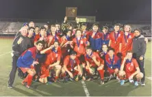  ?? St. Ignatius ?? The St. Ignatius boys soccer team finished a 19-1-5 season and won the Northern California Division 1 championsh­ip.