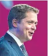  ??  ?? Conservati­ve Leader Andrew Scheer will likely try to turn next year’s federal campaign into a plebiscite on the Liberals’ climate change policy.