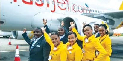  ??  ?? The airline indicated that it would be plying the Bulawayo-Johannesbu­rg three times per week on Wednesday, Friday and Sunday