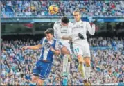  ?? AP ?? Gareth Bale (right) scored in both halves for Madrid.