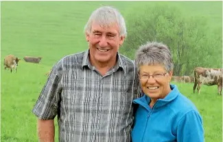  ?? PHOTOS: ANDREA FOX/STUFF ?? Waikato dairy farmers Neil and Eileen Bateup have been once-a-day milking for 14 years.