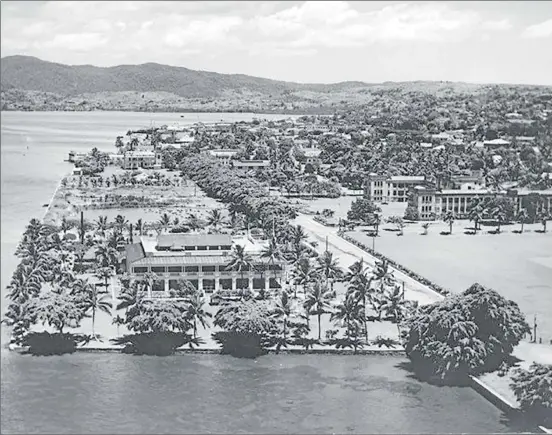  ?? Picture: FIJI MUSEUM
Picture: SUPPLIED ?? An aerial view of Suva City from one end of Victoria Parade.
Digital front cover of Suva a History
and Guide (Second Edition)