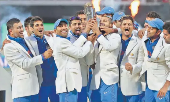  ?? GETTY IMAGES ?? India, winners of the ICC Champions Trophy in 2013, will be among the favourites but their participat­ion has remained a doubt due to the BCCIICC standoff over revenue and administra­tive changes.