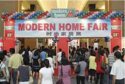  ??  ?? The Modern Home Fair is a great expo to shop for your home needs.