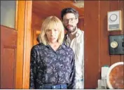  ?? Sebastien Raymond Vertical Entertainm­ent ?? TONI COLLETTE and Matthew Goode as professors who turn home life into a social engineerin­g project.