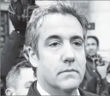  ??  ?? Michael Cohen