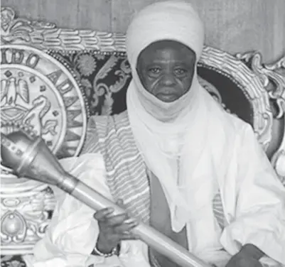  ??  ?? Lamido Adamawa Muhammadu Barkindo Aliyu Musdafa