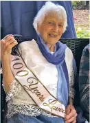  ?? COURTESY PHOTO ?? Ethel Sery Trimmer celebrated her 100th birthday in late August.