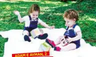  ??  ?? 2 ADAM E AYMAN,