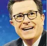  ??  ?? Stephen Colbert