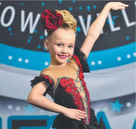  ?? Picture: MATT TAYLOR ?? STAR TURN: Willow Humphries, 7, of City Studios, will be competing in the Townsville Eisteddfod.