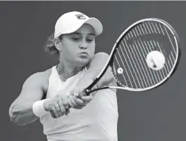  ?? AL DIAZ adiaz@miamiheral­d.com ?? Ashleigh Barty became the sixth woman to win consecutiv­e titles in Miami, joining Steffi Graf, Monica Seles, Serena and Venus Williams, and Arantxa Sanchez Vicario.