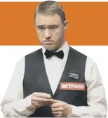  ??  ?? on facing his old adversary Jimmy
White in a World Championsh­ip qualifier
in Sheffield today.
STEPHEN HENDRY