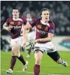  ?? PHOTO: DIANNE MANSON ?? Southland’s James Wilson in action against Manawatu at Rugby Park Stadium in Invercargi­ll in 2009.