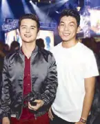  ??  ?? Teejay Marquez and Kevin Palma.