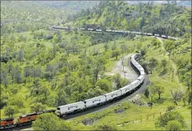  ?? Joe Sohm Getty Images ?? THE CALIFORNIA High-Speed Rail Authority has found that the state project would require the loss of some low-cost housing and a high school in Palmdale.