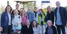  ?? FOTO: KIRCHENKRE­IS LENNEP/VOLK ?? Die Reisegrupp­e unter der Leitung von Kreiskanto­r Johannes Geßner machte sich am Montag auf den Weg nach New York.