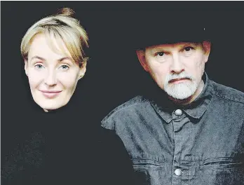  ??  ?? Lisa Gerrard and Brendan Perry of Dead Can Dance produce wide-open instrument­al music.