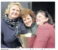  ??  ?? PROUD Lucinda with owners Belinda and Deborah