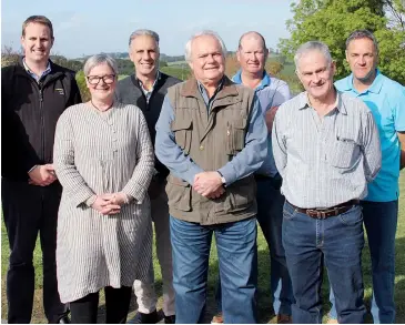  ??  ?? Lardner Park 2017-18 directors (from left) chairman Andrew Schreyer, chief executive officer Nicola Pero, Rob Radford, Brian Hopkins, Ian Cougle, Ian Bayley and Duncan McNeil. Absent: Corey McMahon.