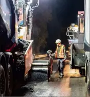  ?? (Photo DR) ?? Les travaux de chaussée entre Bandol et La Ciotat se poursuiven­t sur l’A.