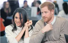  ??  ?? Prince Harry with Meghan Markle.