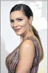  ?? AP PHOTO ?? In this Feb. 12, 2017 file photo, singer and actress Katharine McPhee poses in the press room at the Grammy Awards in Los Angeles.