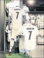  ?? FOTO: SIRVENT ?? CR7 luce con normalidad en la tienda