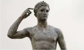  ?? Photograph: The J. Paul Getty Museum ?? Also known as the ‘Getty bronze’, the statue was made by Greek sculptor Lysippos between300 and 100 BC.