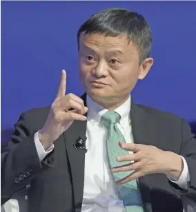  ??  ?? Alibaba founder Jack Ma.